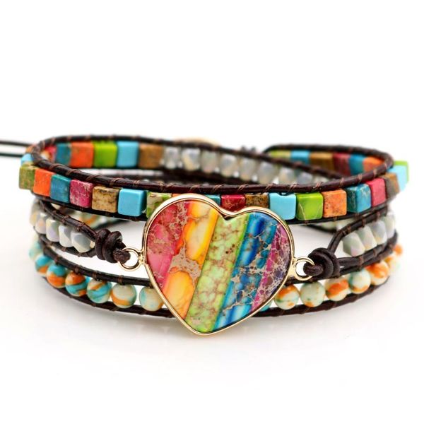 tennis 7 chakra heart stones women yoga colorful 3-layer hand woven bracelets romantic pine stone beads healing female bangle, Golden;silver
tennis 7 chakra heart stones women yoga colorful 3-layer hand woven bracelets romantic pine stone beads healing female bangle, Golden;silver