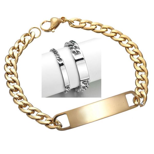 link, chain style simple personality boutique smooth long curved brand bracelet fashion men's women's stainless steel, Black
link, chain style simple personality boutique smooth long curved brand bracelet fashion men's women's stainless steel, Black