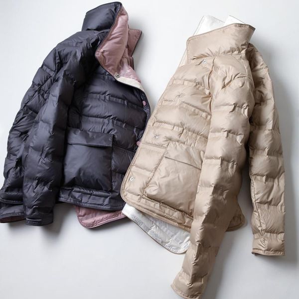 women's down & parkas lightweight puffer jacket women casual pocket stand collar white duck coat parka autumn winter outerwear, Black
women's down & parkas lightweight puffer jacket women casual pocket stand collar white duck coat parka autumn winter outerwear, Black
