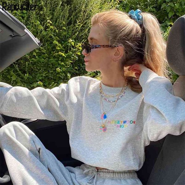 streetwear letter embroidery cropped sweatshirt women casual sweat shirt autumn harajuku o-neck long sleeve pullover 210510, Black
streetwear letter embroidery cropped sweatshirt women casual sweat shirt autumn harajuku o-neck long sleeve pullover 210510, Black