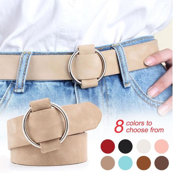 belts women round metal buckle leather female leisure jeans wild without pin fashion all-match strap belt, Black;brown
belts women round metal buckle leather female leisure jeans wild without pin fashion all-match strap belt, Black;brown