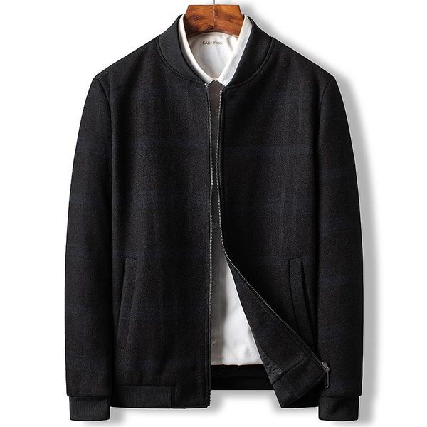 men's jackets autumn and winter jacket thickened warm coat middle aged dad baseball casual woolen, Black;brown
men's jackets autumn and winter jacket thickened warm coat middle aged dad baseball casual woolen, Black;brown