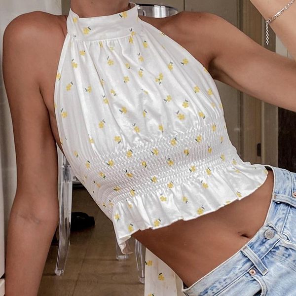 women's tanks & camis 2021 backless bandage halter club party outfits y2k summer beach boho corset bustier cropped women sleeveless, White
women's tanks & camis 2021 backless bandage halter club party outfits y2k summer beach boho corset bustier cropped women sleeveless, White