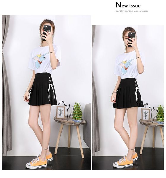 skirt summer high mini women plaid pleated fashion slim waist female skirts sweet strap a-line, Black
skirt summer high mini women plaid pleated fashion slim waist female skirts sweet strap a-line, Black
