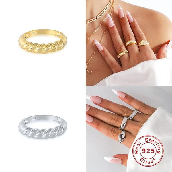 sterling 925 silver round circle ring simple women's finger rings fashion for wedding engagement fine jewelry accessories cluster, Golden;silver
sterling 925 silver round circle ring simple women's finger rings fashion for wedding engagement fine jewelry accessories cluster, Golden;silver