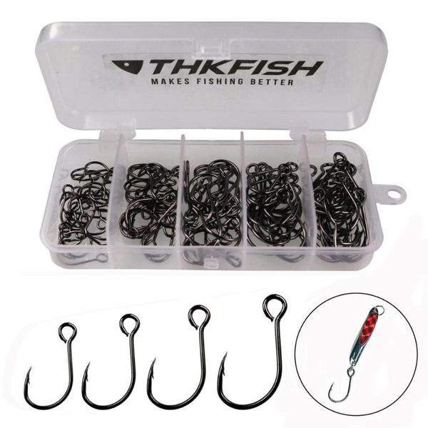 50pcs/box high carbon steel inline single hook large eye fishing replacement for spoon spinner lure #2 #1 #1/0 #2/0 #3/0 hooks
50pcs/box high carbon steel inline single hook large eye fishing replacement for spoon spinner lure #2 #1 #1/0 #2/0 #3/0 hooks