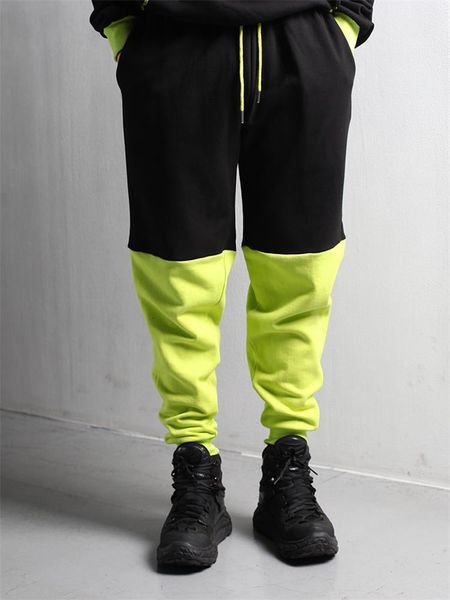 men's pants fashion trend stitched harem pants, bodyguard wide leg casual loose size, Black
men's pants fashion trend stitched harem pants, bodyguard wide leg casual loose size, Black