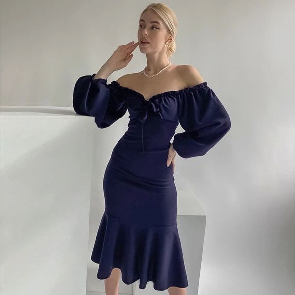 elegant off shoulder women dresses black bodycon evening party high waist solid spring summer fashion ladies vestido dress 210422, Black;gray
elegant off shoulder women dresses black bodycon evening party high waist solid spring summer fashion ladies vestido dress 210422, Black;gray