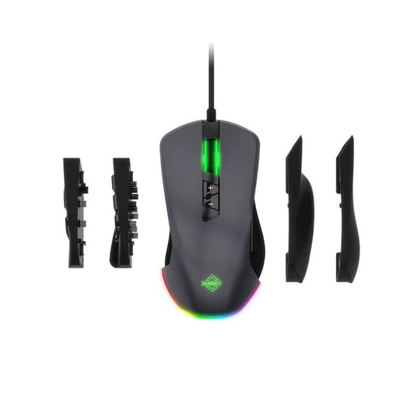 ajazz modular gaming mouse ergonomic wired mice 5000dpi optical engine rgb chroma light with magnetic side modules black
ajazz modular gaming mouse ergonomic wired mice 5000dpi optical engine rgb chroma light with magnetic side modules black