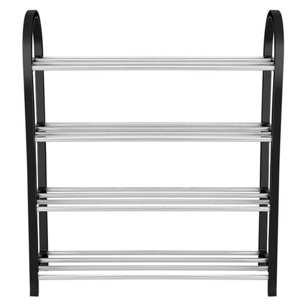 home shoe storage bag plastic rack display shelf cabinet furniture four-tier clothing & wardrobe