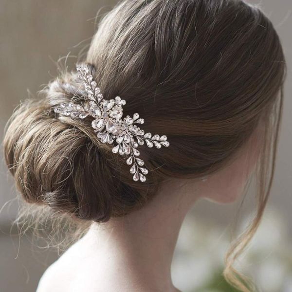 headpieces amorarsi hp241 handmade rhinestones bridal headwear flower wedding hair comb accessories bridesmaid tiara, Silver
headpieces amorarsi hp241 handmade rhinestones bridal headwear flower wedding hair comb accessories bridesmaid tiara, Silver