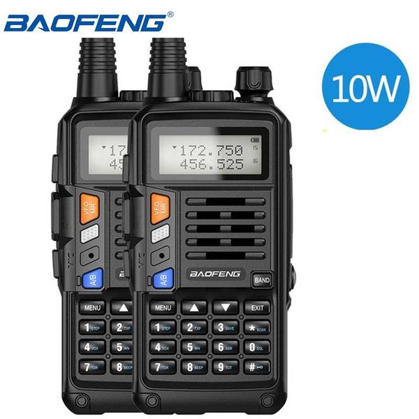 walkie talkie 2pcs baofeng uv-s9 plus 10w powerful cb radio transceiver long range portable suitable for outdoor travel
walkie talkie 2pcs baofeng uv-s9 plus 10w powerful cb radio transceiver long range portable suitable for outdoor travel