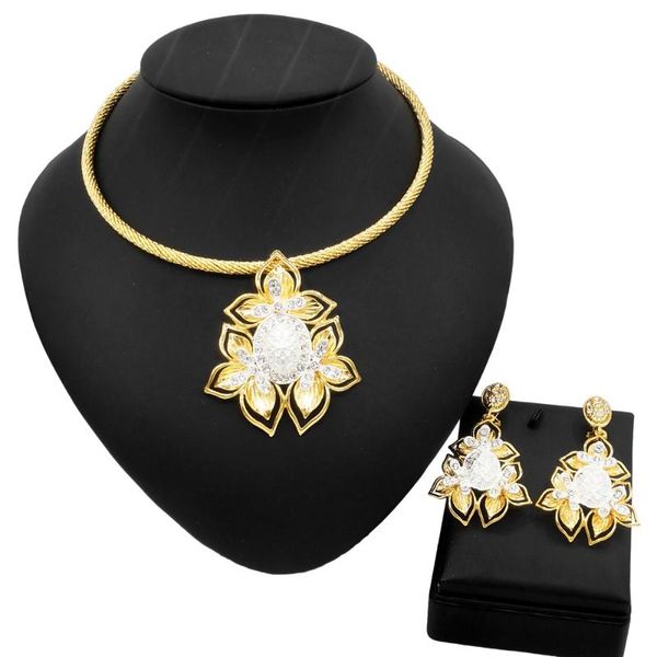 earrings & necklace yulaili gold jewelry sets wedding suit african earring set gifts ladies wholesale, Silver
earrings & necklace yulaili gold jewelry sets wedding suit african earring set gifts ladies wholesale, Silver