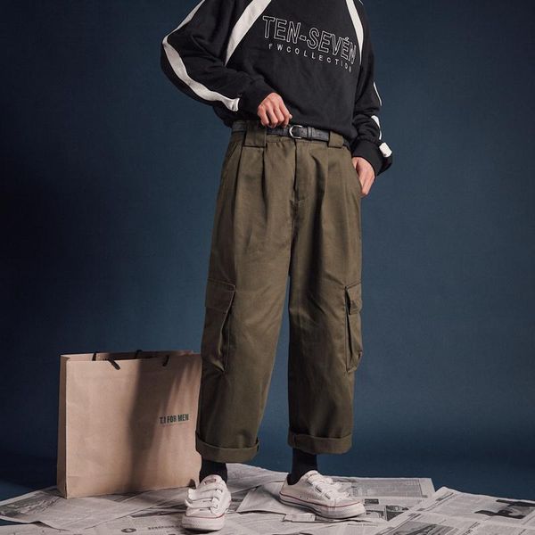 men's pants 2021 pocket decorate cotton casual male loose trousers active elastic green/black color joggers sweatpants s-5xl
men's pants 2021 pocket decorate cotton casual male loose trousers active elastic green/black color joggers sweatpants s-5xl