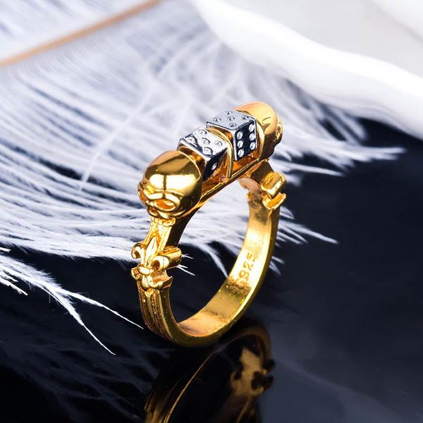wedding rings 2021 s 9 2 5 creative en two-tone dice hip hop punk style skull for men personality party ring birthday, Slivery;golden
wedding rings 2021 s 9 2 5 creative en two-tone dice hip hop punk style skull for men personality party ring birthday, Slivery;golden