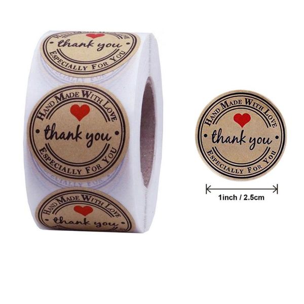 gift wrap thank you stickers 500-count gracias sticker seal label kraft paper heart ,for craft project favor event business
gift wrap thank you stickers 500-count gracias sticker seal label kraft paper heart ,for craft project favor event business