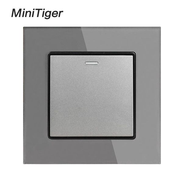 smart home control minitiger white luxury crystal tempered glass panel 1 gang way wall light button switch on / off 16a ac 250v
smart home control minitiger white luxury crystal tempered glass panel 1 gang way wall light button switch on / off 16a ac 250v