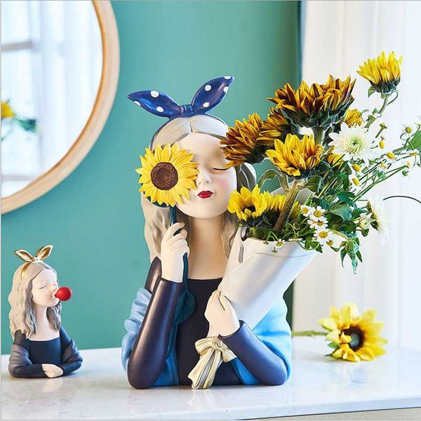 vases nordic creative bouquet girl vase decoration living room home tv wine cabinet entrance office
vases nordic creative bouquet girl vase decoration living room home tv wine cabinet entrance office