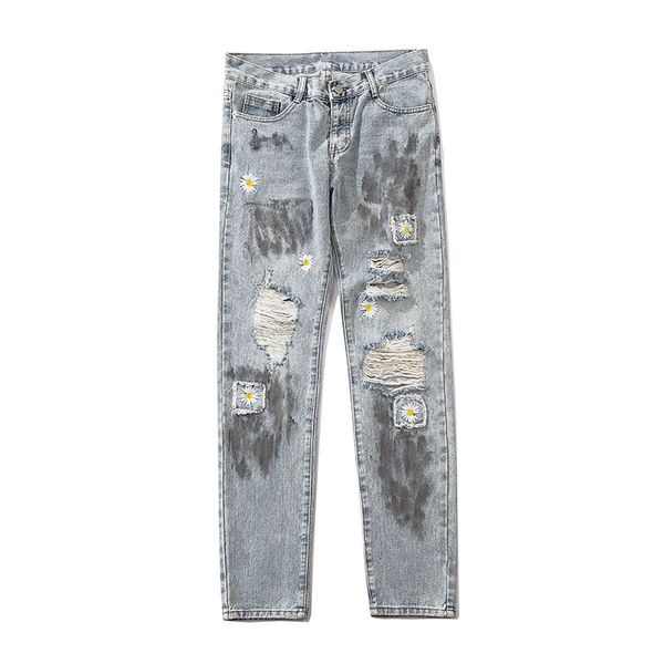 embroidery hole streetwear jeans men loose plus size washed retro denim trousers hip hop casual jean pants, Blue
embroidery hole streetwear jeans men loose plus size washed retro denim trousers hip hop casual jean pants, Blue