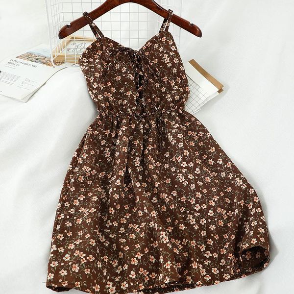 casual dresses sleeveless dress women summer floral vintage spaghetti strap lace-up vestido stylish all-match ulzzang student sweet, Black;gray
casual dresses sleeveless dress women summer floral vintage spaghetti strap lace-up vestido stylish all-match ulzzang student sweet, Black;gray