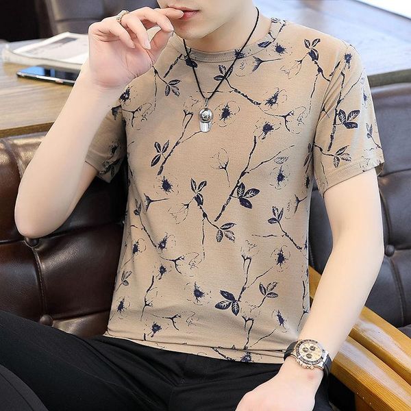 men's t-shirts short-sleeved t-shirt summer fashion ice silk bottoming shirt self-cultivation western style, White;black
men's t-shirts short-sleeved t-shirt summer fashion ice silk bottoming shirt self-cultivation western style, White;black