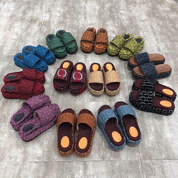 women designer platform slippers strawberry pattern embroidery letters beach casual slides flip flops ladies bottom increase non-slip, Black
women designer platform slippers strawberry pattern embroidery letters beach casual slides flip flops ladies bottom increase non-slip, Black