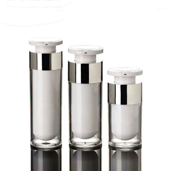 storage bottles & jars 15ml 30ml 50ml luxury cosmetic vacuum bottle empty airless pump serum