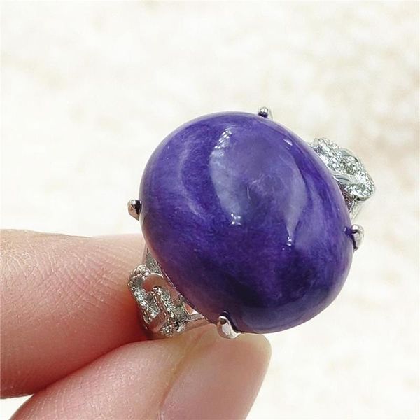 cluster rings genuine natural purple charoite adjustable ring 17x13mm gemstone russia 925 sterling silver fashion, Golden;silver
cluster rings genuine natural purple charoite adjustable ring 17x13mm gemstone russia 925 sterling silver fashion, Golden;silver
