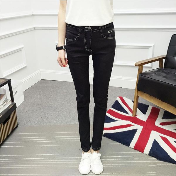 denim pants women spring summer high elastic stretch jeans korean style blue slim pencil 2021 arrival women's
denim pants women spring summer high elastic stretch jeans korean style blue slim pencil 2021 arrival women's
