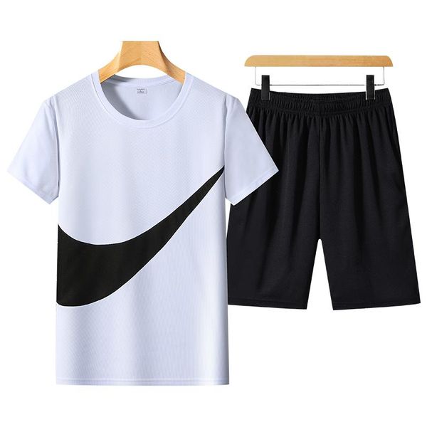 men's tracksuits 2021 t-shirt + sports shorts summer breathable casual fashion set print harajuku male sport suit, Gray
men's tracksuits 2021 t-shirt + sports shorts summer breathable casual fashion set print harajuku male sport suit, Gray