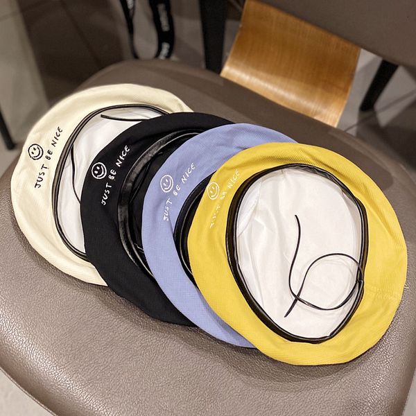 hat children's designer version ins lovely side smile embroidered beret autumn winter painter leisure bud, Blue;gray
hat children's designer version ins lovely side smile embroidered beret autumn winter painter leisure bud, Blue;gray