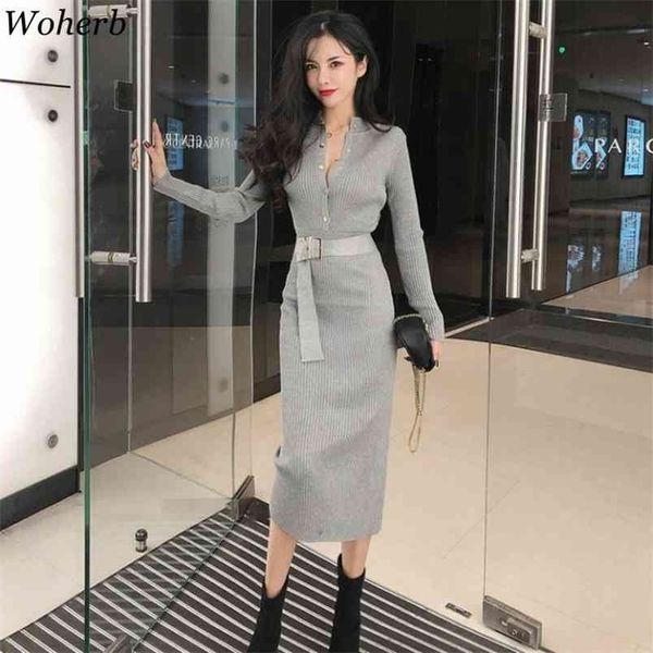 autumn winter long sleeve knitted dress women bodycon high stretch pencil dresses waist split vestidos 210519, Black;gray
autumn winter long sleeve knitted dress women bodycon high stretch pencil dresses waist split vestidos 210519, Black;gray