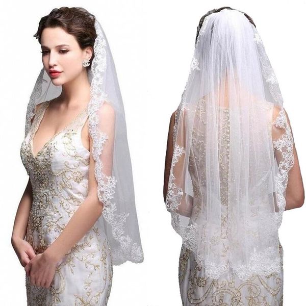 bridal veils veu de noiva 2021 lace edge short wedding veil white ivory one layer tulle accessories voile mariage, Black
bridal veils veu de noiva 2021 lace edge short wedding veil white ivory one layer tulle accessories voile mariage, Black