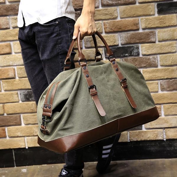 duffel bags brand casual large capacity travel men's messenger portable handbag multifunctional shoulder bag canvas vintage satchel
duffel bags brand casual large capacity travel men's messenger portable handbag multifunctional shoulder bag canvas vintage satchel