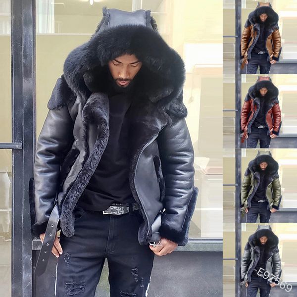 designer winter mensjacket coat fur jacket punk style shopping autumn and leather & suede faux fur faux leather mens clo, Black;brown
designer winter mensjacket coat fur jacket punk style shopping autumn and leather & suede faux fur faux leather mens clo, Black;brown