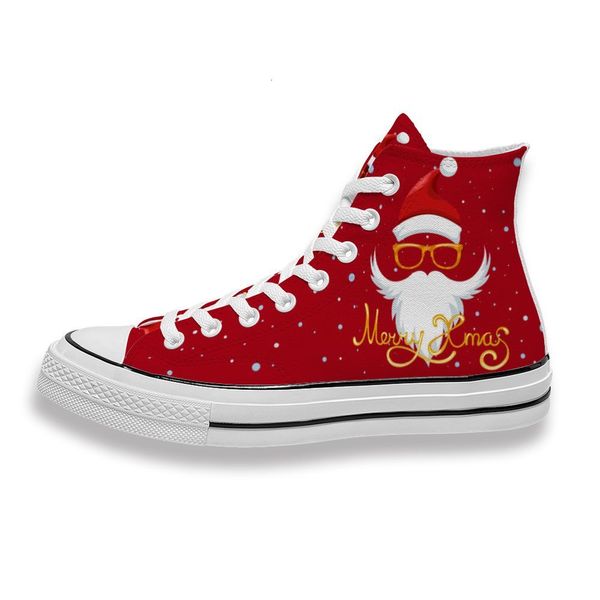 custom printed merry christmas santa claus with glass sneakers high mens womens running sho skateboard diy trainers canvas casual
custom printed merry christmas santa claus with glass sneakers high mens womens running sho skateboard diy trainers canvas casual