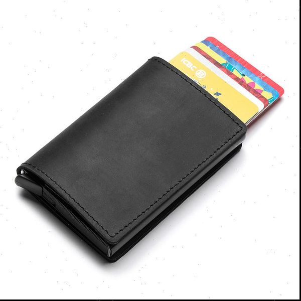 genuine leather rfid credit card holder wallet man small cardholder trifold crazy horse men slim case, Red;black
genuine leather rfid credit card holder wallet man small cardholder trifold crazy horse men slim case, Red;black