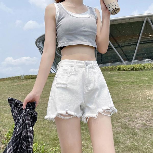 women's jeans white denim shorts summer 2021 high waist slim loose black a pants tide ins jean lady, Blue
women's jeans white denim shorts summer 2021 high waist slim loose black a pants tide ins jean lady, Blue