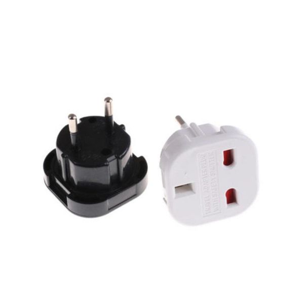 smart power plugs 1 pcs uk to eu europe european universal travel charger adapter plug converter 2 pin wall socket black white
smart power plugs 1 pcs uk to eu europe european universal travel charger adapter plug converter 2 pin wall socket black white