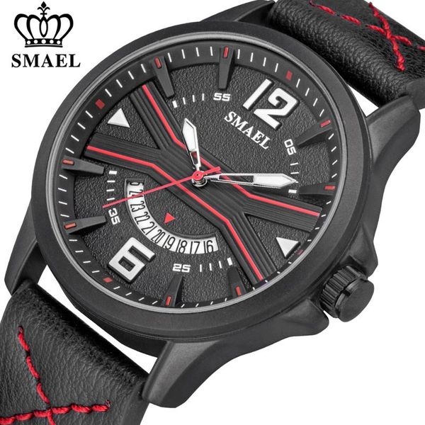 wristwatches smael fashion quartz watch men personality dial design wristwatch leather casual waterproof mens watches relogio masculino, Slivery;brown
wristwatches smael fashion quartz watch men personality dial design wristwatch leather casual waterproof mens watches relogio masculino, Slivery;brown