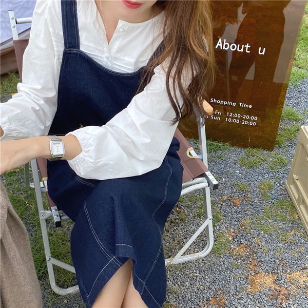 s-xl plus size autumn girls boho cowboy female vintage dress denim sleeveless sundress women dresses long robe vestido 210417, Black;gray
s-xl plus size autumn girls boho cowboy female vintage dress denim sleeveless sundress women dresses long robe vestido 210417, Black;gray