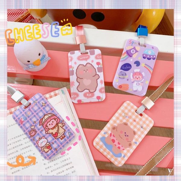card holders kawaii bear bus bank girls driver's license rope string halter bag pendant accessories kids pouch, Brown;gray
card holders kawaii bear bus bank girls driver's license rope string halter bag pendant accessories kids pouch, Brown;gray