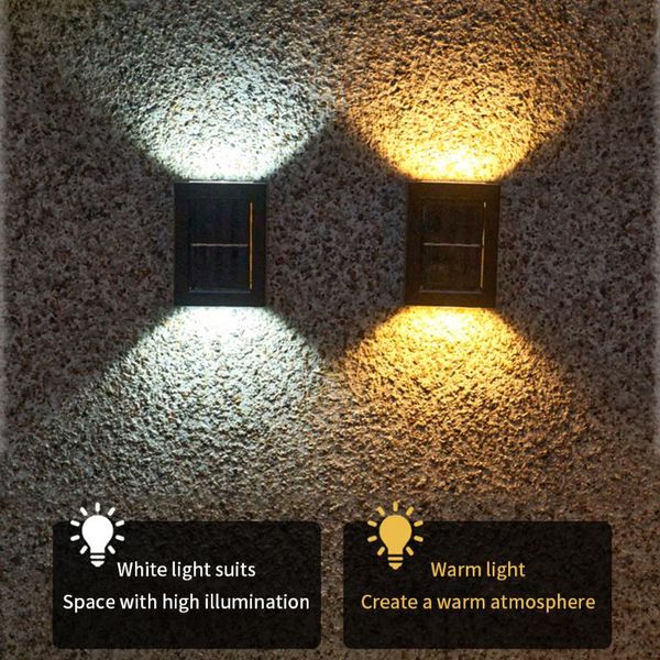 outdoor wall lamps 2pcs solar light 2 led park easy install up down lighting home decor porch courtyard garden waterproof rectangle
outdoor wall lamps 2pcs solar light 2 led park easy install up down lighting home decor porch courtyard garden waterproof rectangle