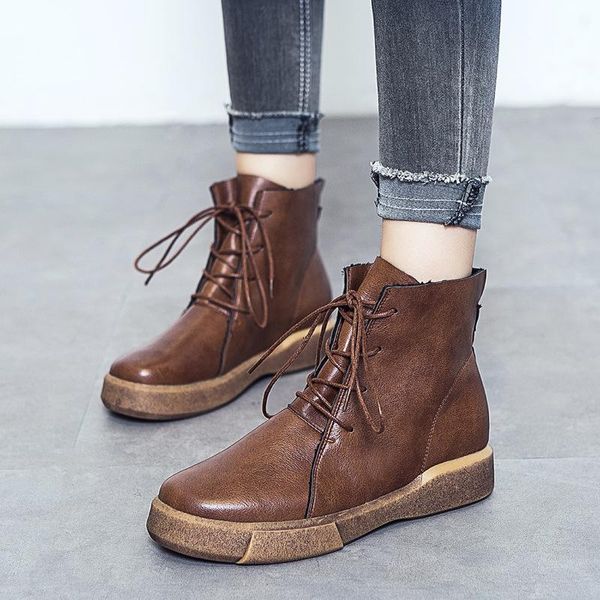 boots cosidram women pu leather ankle female winter autumn warm comfortable lace up england style flat heel shoes sne-157, Black
boots cosidram women pu leather ankle female winter autumn warm comfortable lace up england style flat heel shoes sne-157, Black