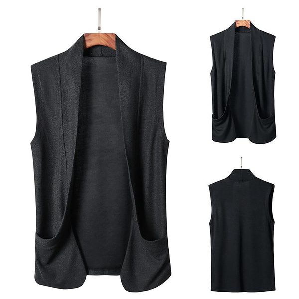 men's vests solid knit vest sleeveless sweaters cardigan casual knitted fashion male sweater men clothing, Black;white
men's vests solid knit vest sleeveless sweaters cardigan casual knitted fashion male sweater men clothing, Black;white