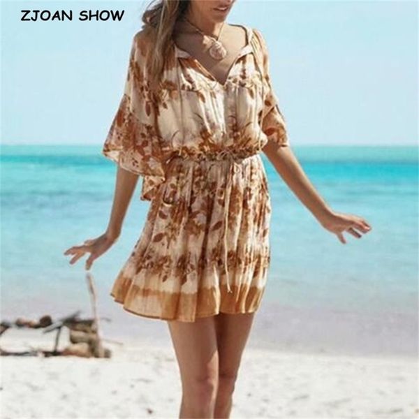 bohemia women v neck leaves stripe print flare sleeve dress beach bell tassel bandage elastic waist short dresses holiday 210429, Black;gray
bohemia women v neck leaves stripe print flare sleeve dress beach bell tassel bandage elastic waist short dresses holiday 210429, Black;gray