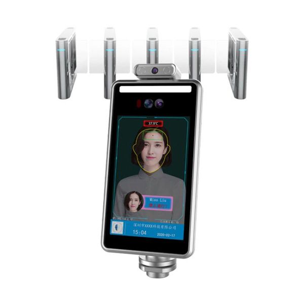 facial recognition system 8 inch live face thermometer time attendance and access control
facial recognition system 8 inch live face thermometer time attendance and access control