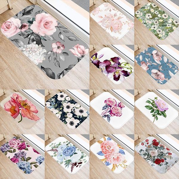 colorful flower pattern kitchen entrance 40*60 door mat coral velvet carpet rubber indoor floor mats non-anti-slip rug 48062-3 carpets
colorful flower pattern kitchen entrance 40*60 door mat coral velvet carpet rubber indoor floor mats non-anti-slip rug 48062-3 carpets