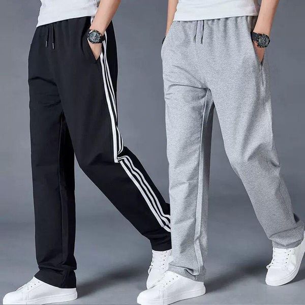 summer thin casual sports pants men's cotton loose straight-leg plus fat size trousers, Black
summer thin casual sports pants men's cotton loose straight-leg plus fat size trousers, Black