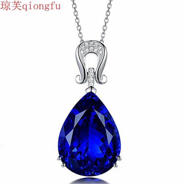 pendant necklaces korean version of sapphire crystal necklace 40 imitation natural tanzanite plating 18k white gold gemstone, Silver
pendant necklaces korean version of sapphire crystal necklace 40 imitation natural tanzanite plating 18k white gold gemstone, Silver